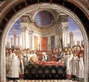 GHIRLANDAIO, Domenico Obsequies of St Fina oil painting